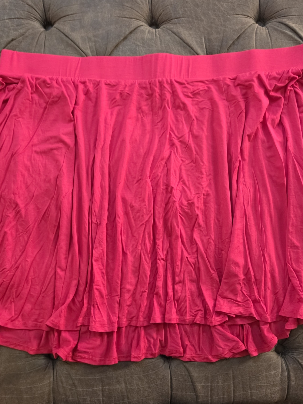 Pink Jersey Circle Skirt - Picture 2 of 2